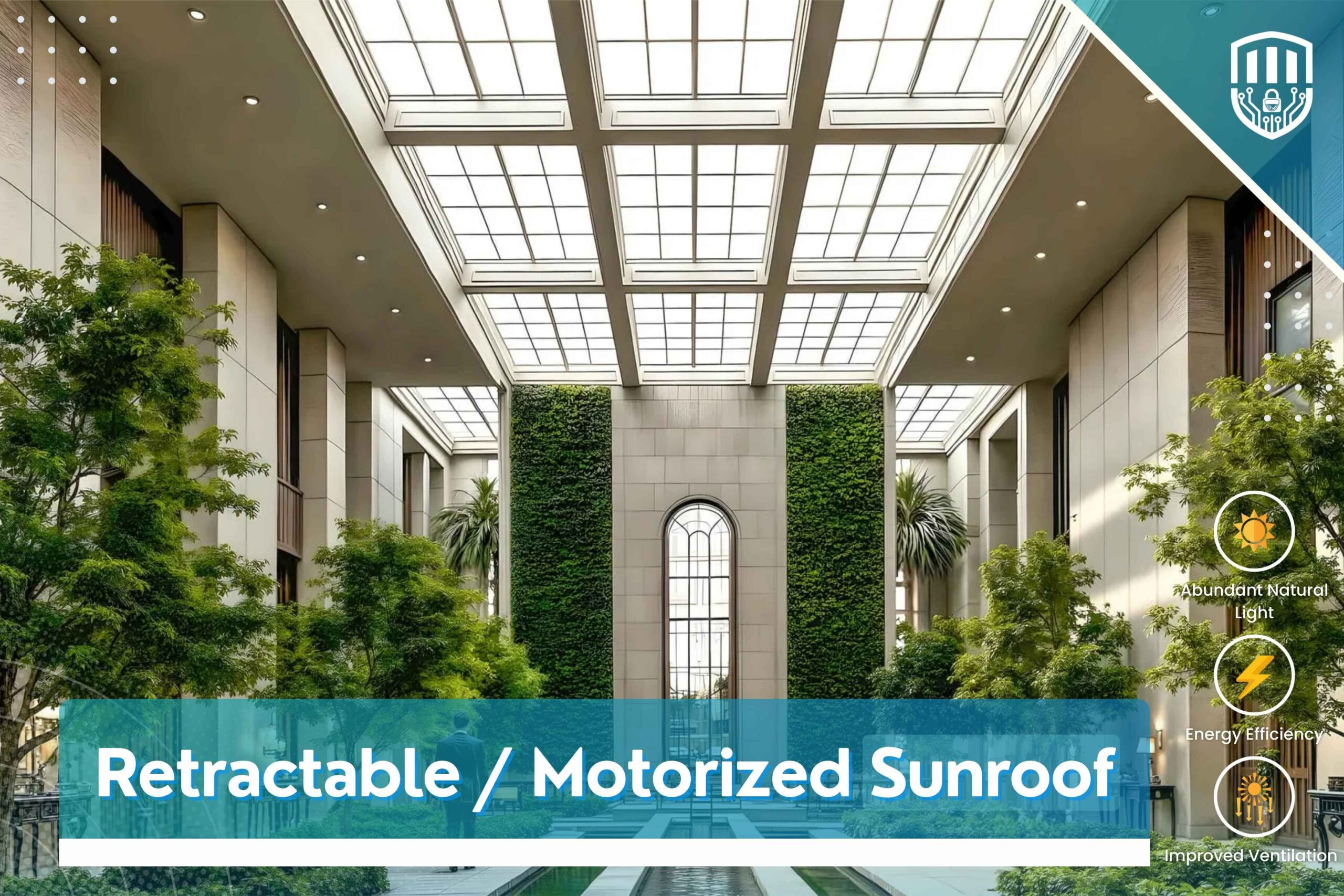 Retractable Motorized Sunroof