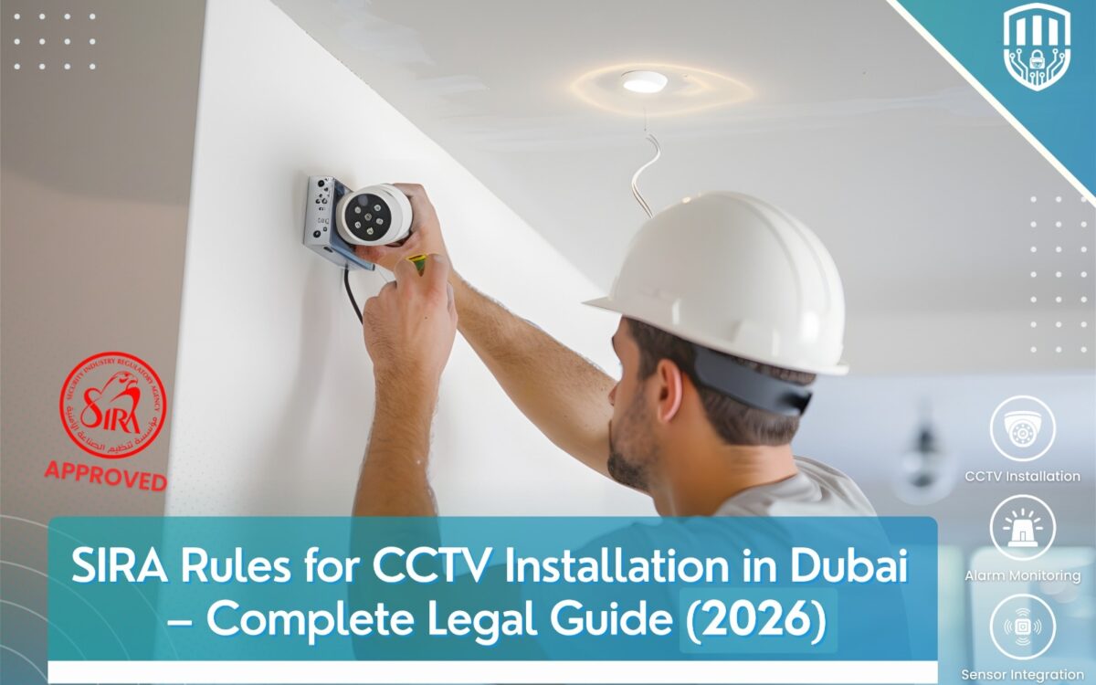 SIRA Rules for CCTV Installation in Dubai – Complete Legal Guide (2026)