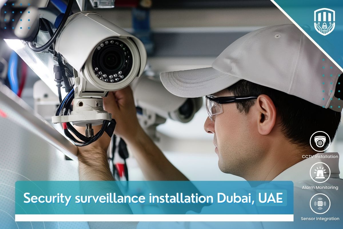 Security surveillance installation Dubai, UAE