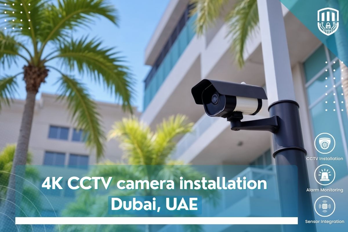 4K CCTV camera installation Dubai